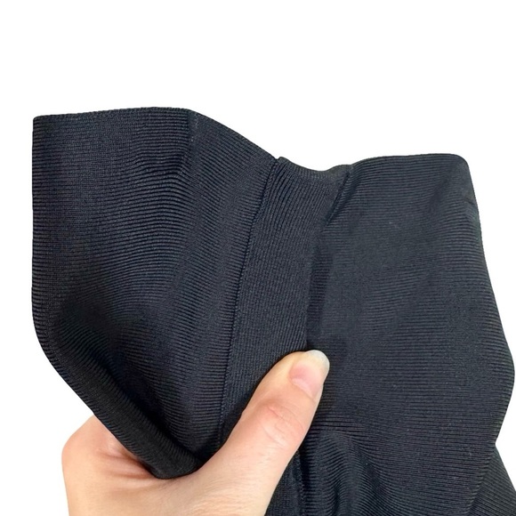 House of CB Aina Black Cut Out Bandage Midi Dress - Picture 10 of 16